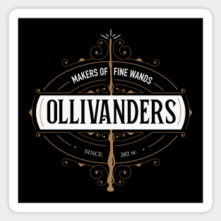 ollivanders wand shop Sticker